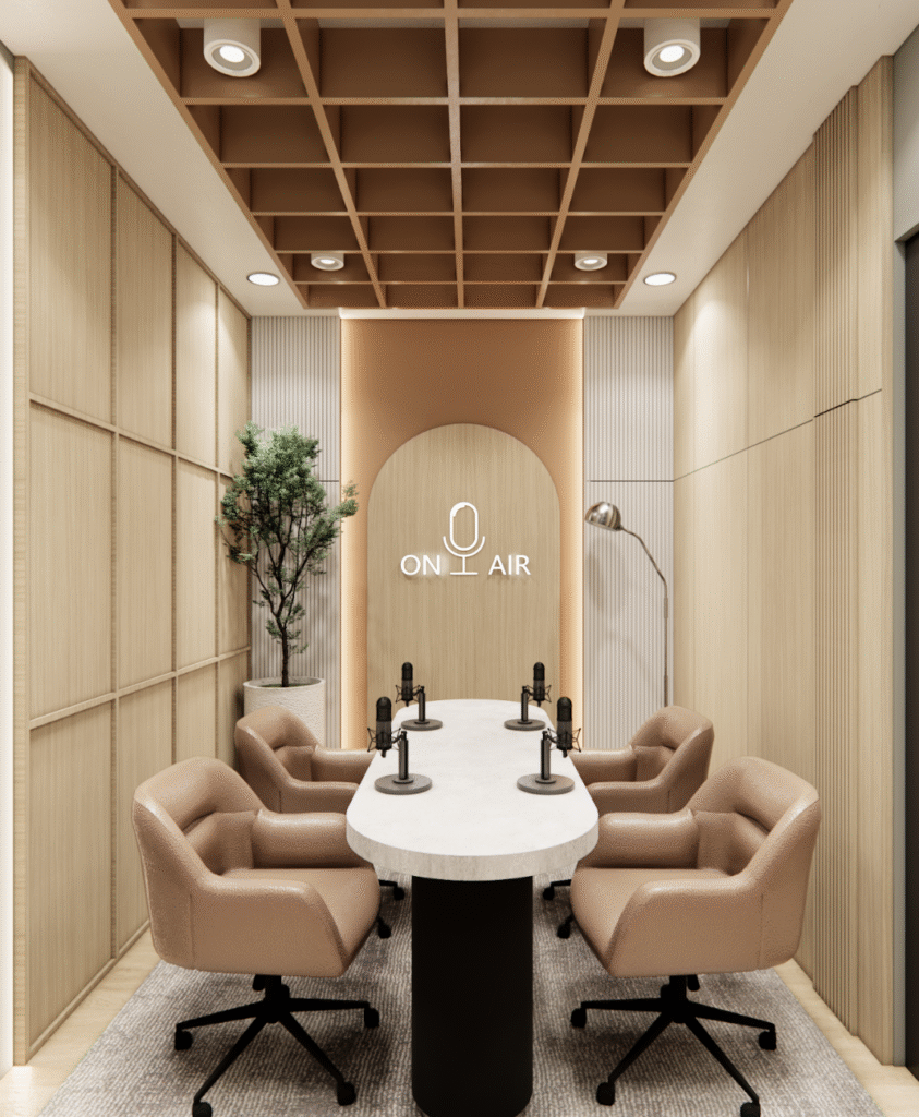 Ruang Podcast Kabs Interior